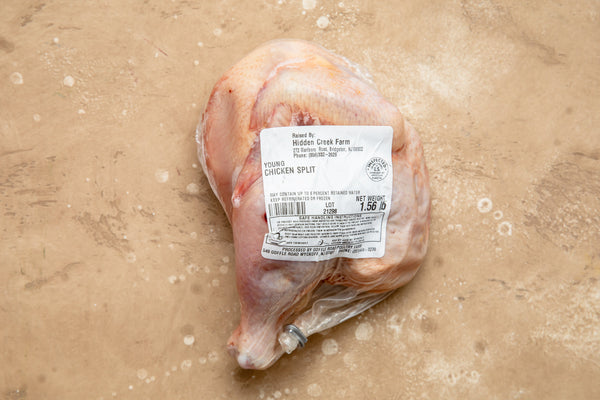 Half Bird Pasture Raised Chicken