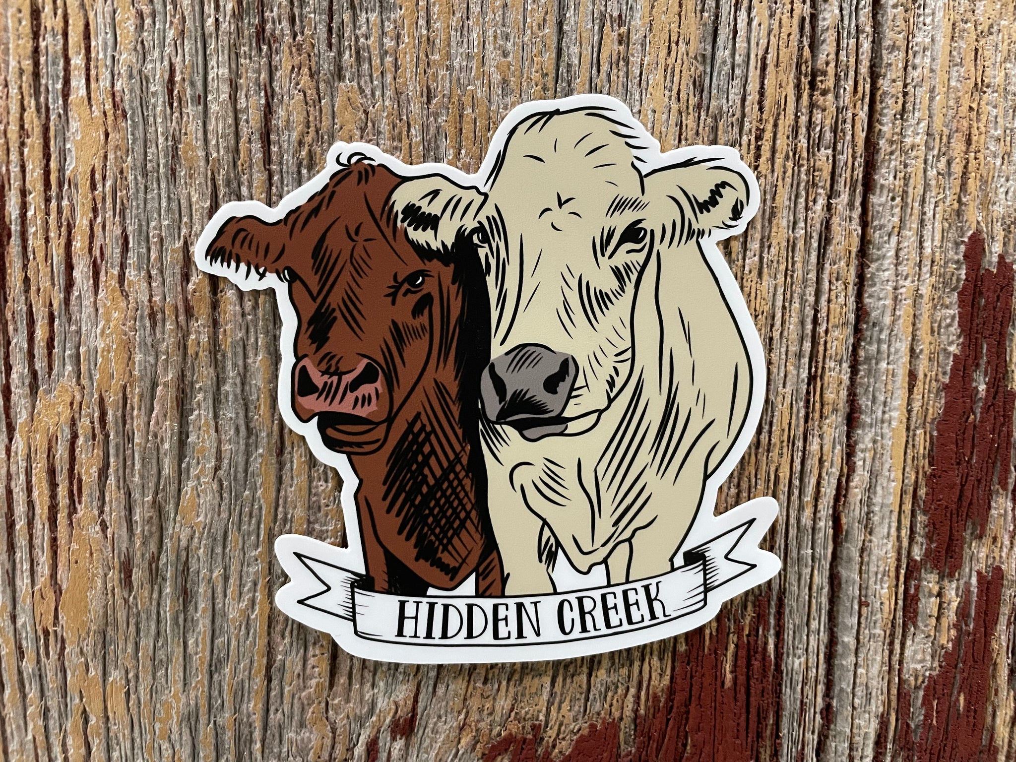 HC Happy Cow Sticker
