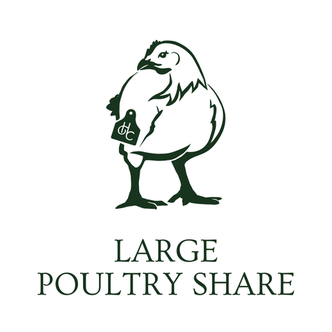 Large Poultry Share - 50% Deposit - AUGUST 2026 SHARE