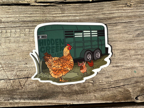 Cattle Coop Sticker