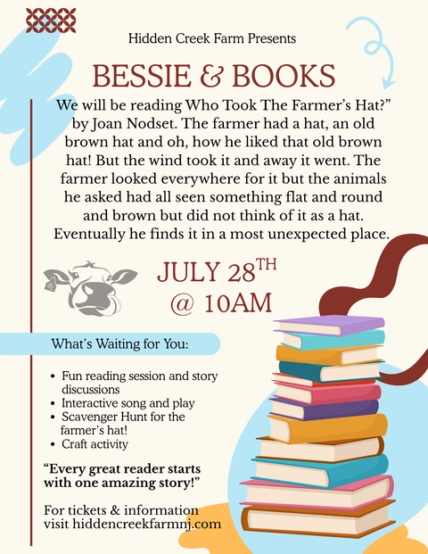 Bessie & Books Event - July 28th