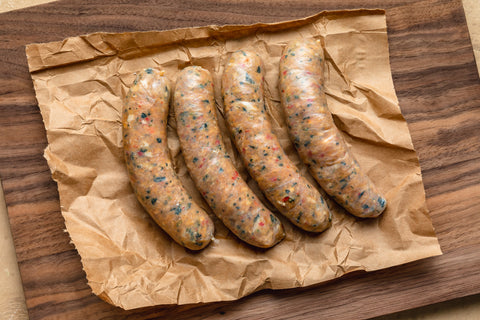 Roasted Garlic, Red Pepper & Broccoli Rabe Chicken Sausage