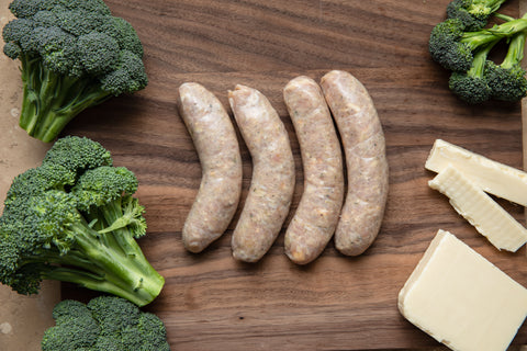 Broccoli, Cheddar & Asiago Chicken Sausage