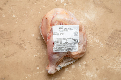 Half Bird Pasture Raised Chicken