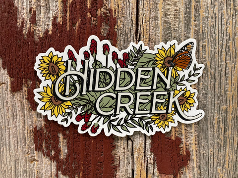 Hidden Creek Clover Sticker