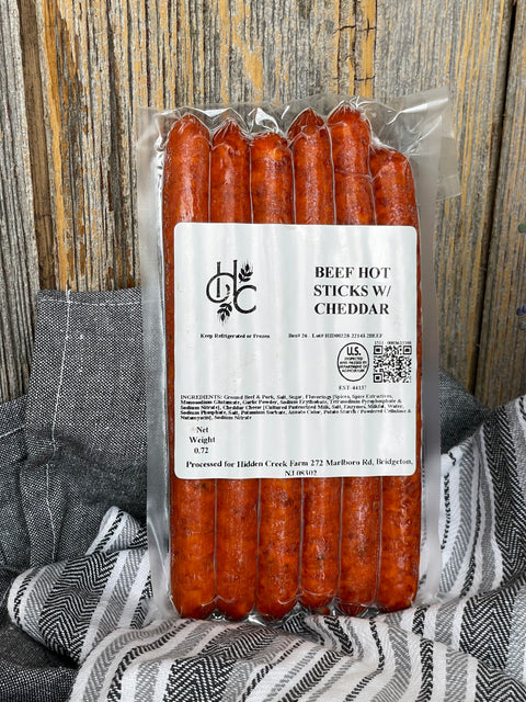 Hot Cheddar Beef Sticks