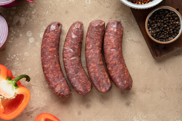 Pepper & Onion Beef Sausage
